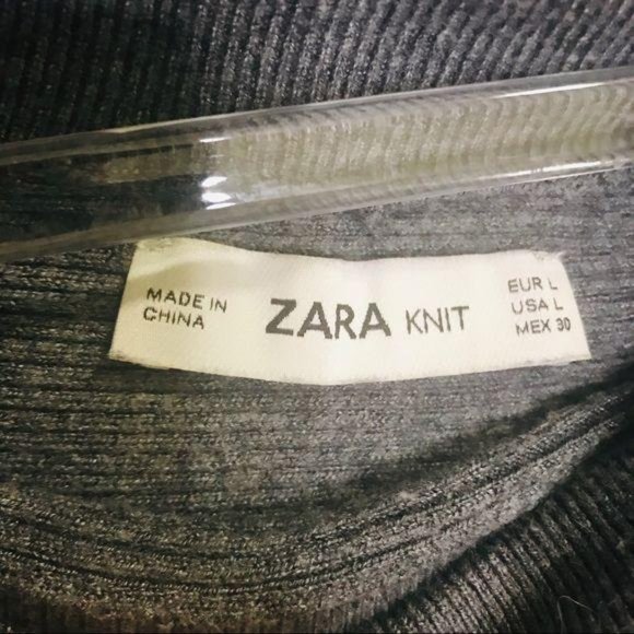 Zara Gray / L /  Cowl Neck Balloon Sleeve Sweater - Picture 8 of 8